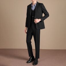 批发男士西服套装三件套结婚新郎礼服订婚休闲商务正装职业西装外套男