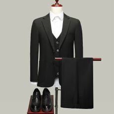休闲西服男士韩版二件套装痞帅小西装春秋冬外套宽松百搭商务上衣