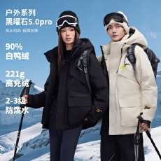 冬季新款羽绒服防风宽松时尚户外保暖情侣款连帽校服团购男女外套