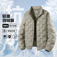 批发轻薄<b class='q'>羽绒服</b><b class='q'>男</b>款90白鸭绒高清洁度短款内搭外套立领<b class='q'>羽绒服</b>外套