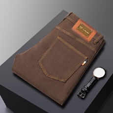 批发GABBANIE秋季款<b class='q'>男</b>士牛仔裤轻奢高端弹力修身小脚高档<b class='q'>男</b>装长裤子