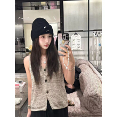 批发撞色针织帽女秋冬2025新款<b class='q'>街头</b>百搭冷帽青年情侣显脸小毛线帽