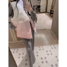 批发立领情侣棉服<b class='q'>马甲</b>女秋冬2025新款休闲宽松<b class='q'>男</b>背心外穿