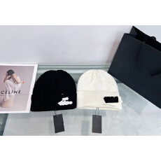 网红针织毛线帽女针织羊毛绒套头护耳包头帽防寒挡风加厚保暖