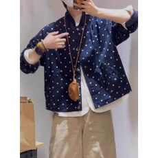 批发日系文艺森系上衣长袖春秋新款宽松百搭<b class='q'>衬衫</b>复古<b class='q'>森女</b>显瘦<b class='q'>衬衣</b>外套