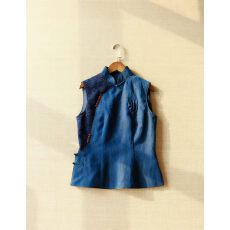 批发专柜撤柜<b class='q'>外贸</b>女装原单清仓捡漏真丝龟纹香云纱中式马甲女