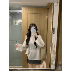 批发实拍 宽松冰丝防晒罩衫薄款T恤长袖上衣