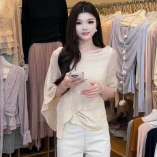 批发法式不规则斗篷披肩时尚假两件针织衫夏季薄款<b class='q'>防晒</b>衫空调罩衫上衣