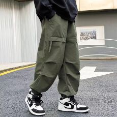 批发<b class='q'>男童</b>工装裤春秋款2025新款裤子秋装长裤中大儿童男孩秋季<b class='q'>休闲裤</b>潮