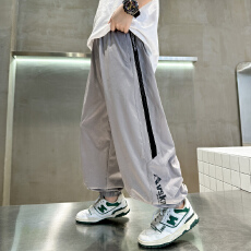 批发儿<b class='q'>童装</b>男童秋装裤子2025新款春秋款运动中<b class='q'>大</b>童男孩卫裤秋季长裤潮