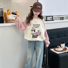 批发儿童装洋气<b class='q'>春秋</b>款秋季潮2025卫衣新款秋装套头中大童上衣<b class='q'>女童</b>