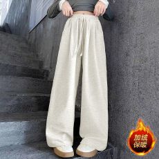 批发儿童秋季裤子洋气时髦女童阔腿裤装女孩糯米裤秋冬休闲软糯休闲裤