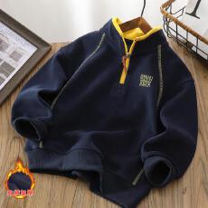 批发加绒加厚奥粒绒卫衣<b class='q'>男</b><b class='q'>女</b><b class='q'>童</b>2025新款秋冬保暖套头中大童潮酷上衣