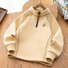 批发<b class='q'>童装</b>儿童加绒加厚奥粒绒卫衣<b class='q'>男</b><b class='q'>女</b><b class='q'>童</b>2025新款秋冬中大童潮酷上衣