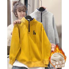 批发<b class='q'>童装</b><b class='q'>男</b>童2025秋冬新款加绒加厚奥粒绒卫衣秋冬保暖套头中大童上衣