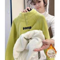 批发秋冬保暖奥粒绒男<b class='q'>童</b><b class='q'>2025</b>新<b class='q'>款</b>加绒加厚卫衣潮酷套头<b class='q'>中大</b><b class='q'>童</b>冬天上衣