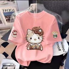 批发<b class='q'>女</b><b class='q'>童</b><b class='q'>纯棉</b><b class='q'>短袖</b>t恤2026新款夏季可爱爆款中<b class='q'>大</b><b class='q'>童</b>百搭上衣<b class='q'>童</b>装
