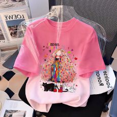 批发<b class='q'>女</b><b class='q'>童</b><b class='q'>网红</b><b class='q'>韩版</b><b class='q'>洋气</b>款<b class='q'>童</b>装儿<b class='q'>童</b>夏季短袖中<b class='q'>大</b><b class='q'>童</b>T恤新款卡通欧若风