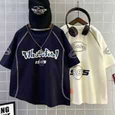 批发童装儿童2026夏新款男童宝宝痞帅半袖时尚T恤潮牌短袖拼接宽松