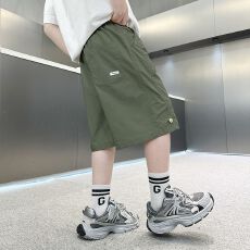 批发男童短裤夏季薄款2026<b class='q'>新款</b>儿童外穿冰丝休闲运动夏装五分裤中大童