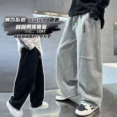 批发儿童装男童裤子春秋款2026新款中大童<b class='q'>运动</b>裤秋装<b class='q'>休闲</b>卫裤男孩长裤