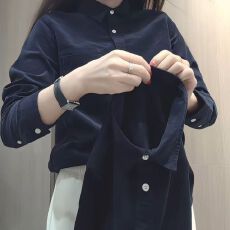 批发2025秋冬韩范高级感常规款衬衫<b class='q'>长袖</b>宽松百搭防晒纯色衬衣外套上衣