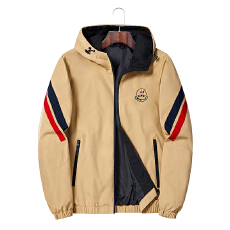 批发秋冬欧洲站<b class='q'>潮</b>牌欧版男士外套拼色设计风<b class='q'>潮</b>流百搭连帽外套欧货新品
