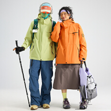 批发三合一冲锋衣男冲锋衣女抓绒内胆外套男抗寒登山服防水防风情侣装