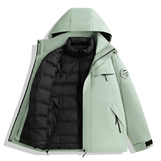 批发三合一冲锋衣男女同款冲锋衣棉内胆外套抗寒登山服防水防风情侣装