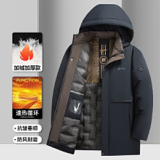 批发男士冬季<b class='q'>棉衣</b>爸爸<b class='q'>中老年</b>男装石墨烯秋冬保暖加厚夹克商务宽松外套