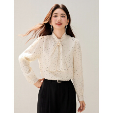 批发实拍有2026春款蝴蝶结别致设计感气质洋气减龄上衣