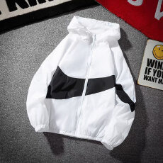 批发秋季情侣运动上衣女新款女士短外套外搭时尚韩系<b class='q'>春</b>秋冲锋衣风衣潮