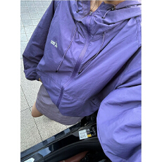 批发户外骑行露营连帽防晒衣男女夏季防紫外线轻薄透气长袖