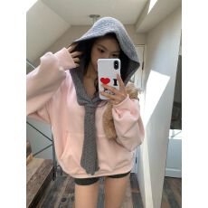 批发加绒#好质量原版做工压线+提花连帽+包边拉肩纯棉华棉复银狐绒】