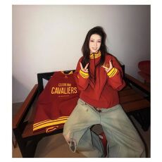 批发原版塔丝隆锦纶面料原版绣花字母C骑士欧文詹姆斯球衣新款2026春