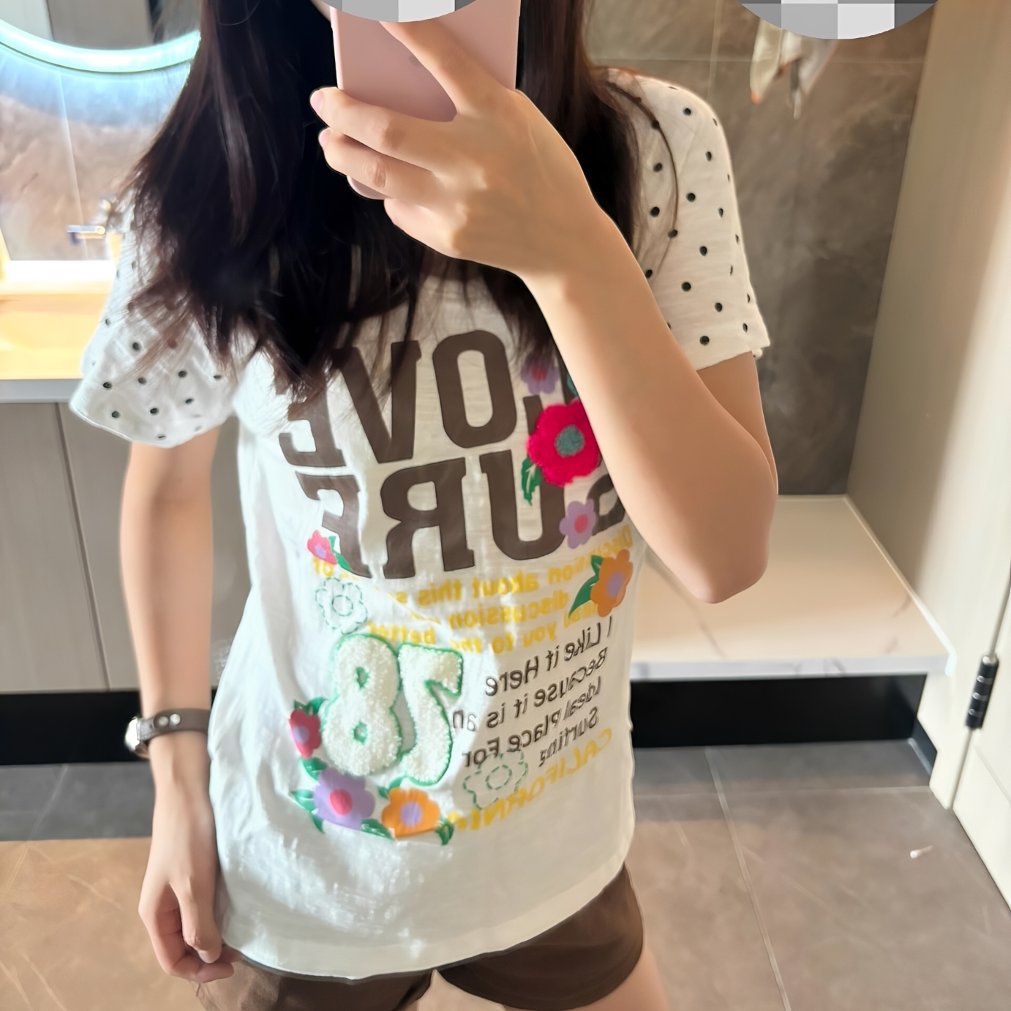 원본 원단 여름 휴가 바람 캐주얼 루즈핏 반팔 티셔츠 여성 여름 다용도 맨위