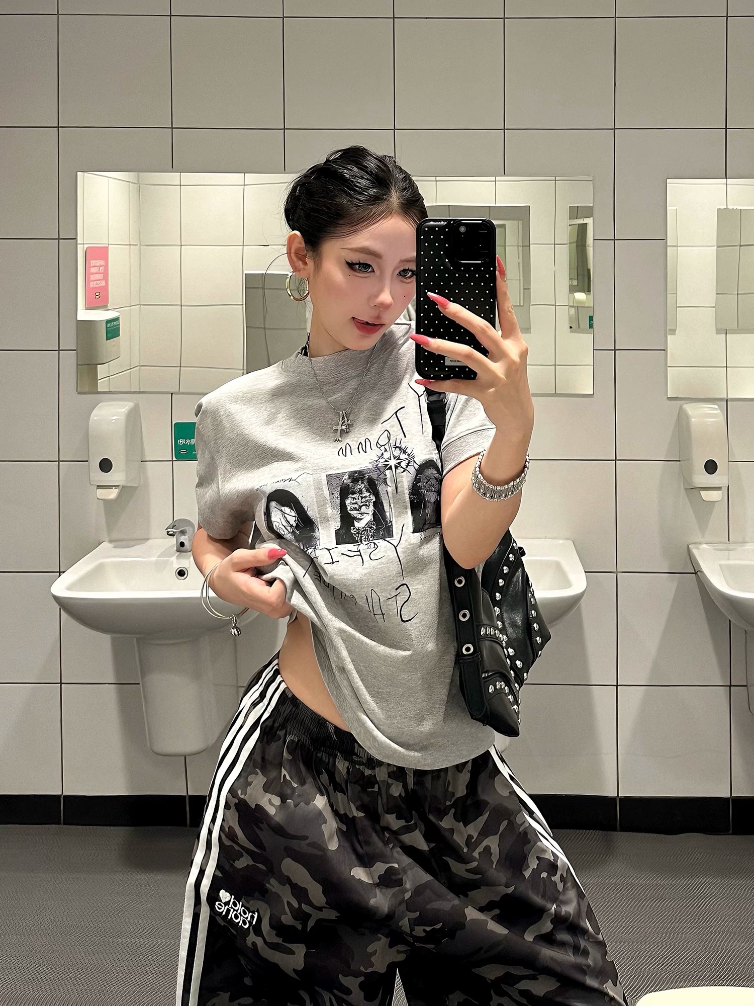 220 그램 순면 유럽 한 패션 디자인 새로운 맨위 여름 프린트 반팔 티셔츠 여성