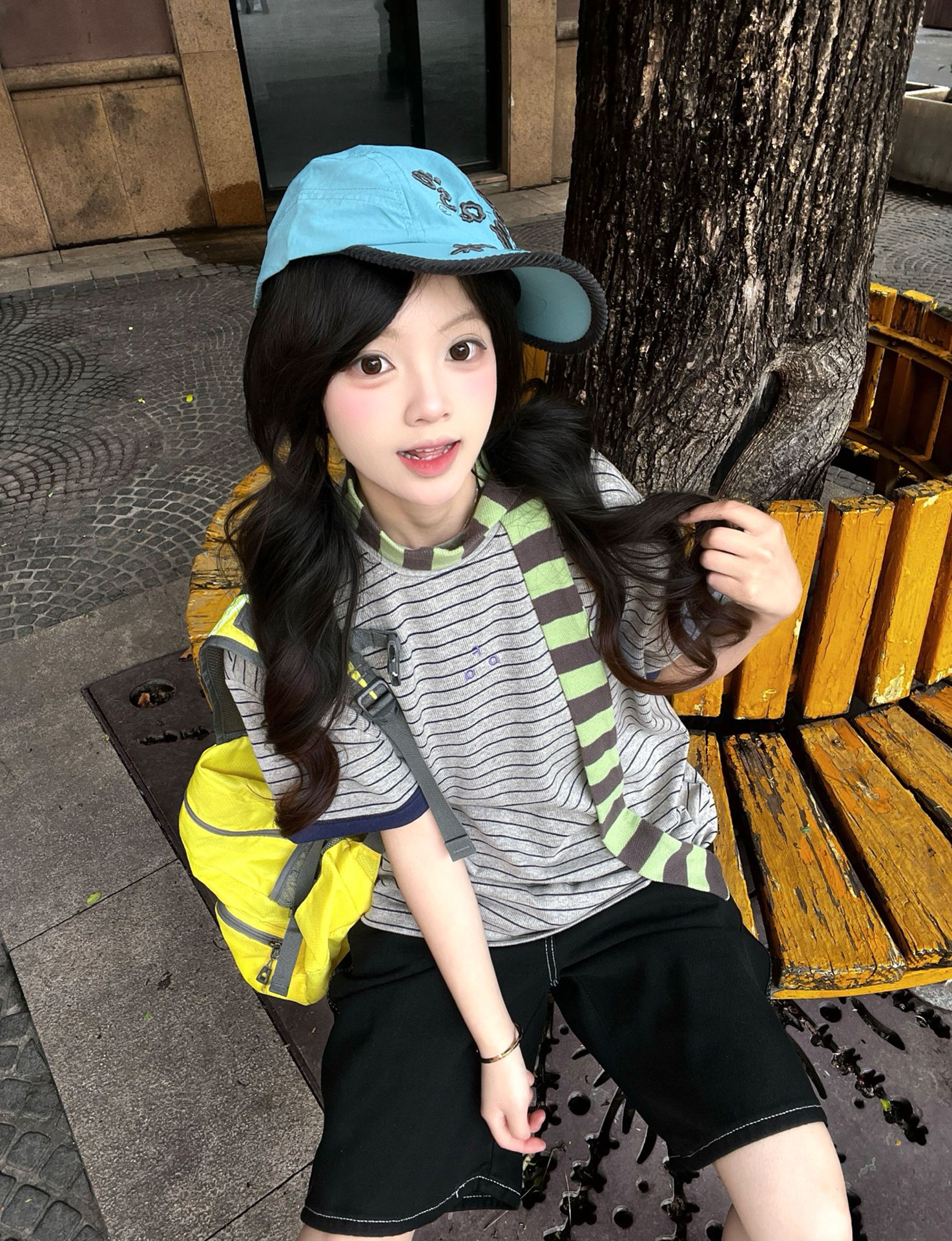 자수 광저우 원본 원단 260 그램 반팔 티셔츠 여성