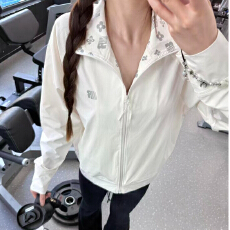 批发印花加内抽广州面料凉感防晒衣外套女美式复古新款夏季百搭休闲衣