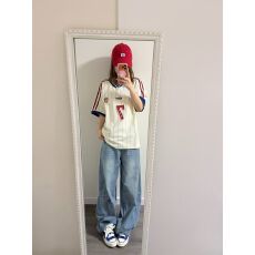批发印花原版做工 二条杠19支220克纯棉短袖<b class='q'>T</b><b class='q'>恤</b><b class='q'>男</b>女球衣