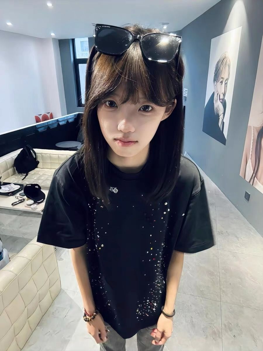 원본 명중 에디션 핫픽스 공예 프린트 19 지점 220 그램 순면 반팔 티셔츠