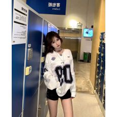 批发原版做工广州面料 长袖t恤女
