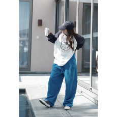 批发原价#印花【19支220克<b class='q'>纯棉</b>】长袖<b class='q'>T</b><b class='q'>恤</b>男女