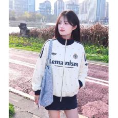 批发华棉面料原版做工美式立领星星拉链外套棒球服夹克开衫卫衣<b class='q'>男</b>女秋