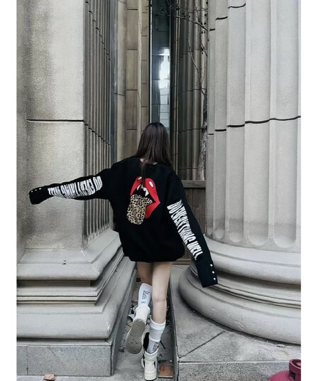 봄과 가을 트렌드 무거운 캐주얼 루즈핏 커플룩 옷 가을 재킷 없음 모자 후드티 조수 브랜드