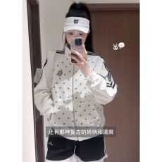 批发薄款/加绒 白金拉链+ 后包领 （纯棉华棉复合）卫衣<b class='q'>女</b>