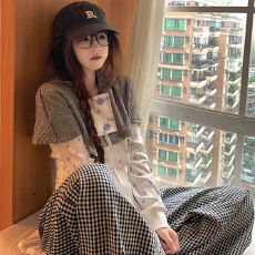 批发原版斗笠帽子布薄款/加绒#纯棉华棉复合+满印星星拉链卫衣外套<b class='q'>女</b>