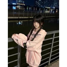 批发薄款 原版刺绣+徽章#后包领 华棉复合 <b class='q'>套头卫衣</b>男<b class='q'>女</b>