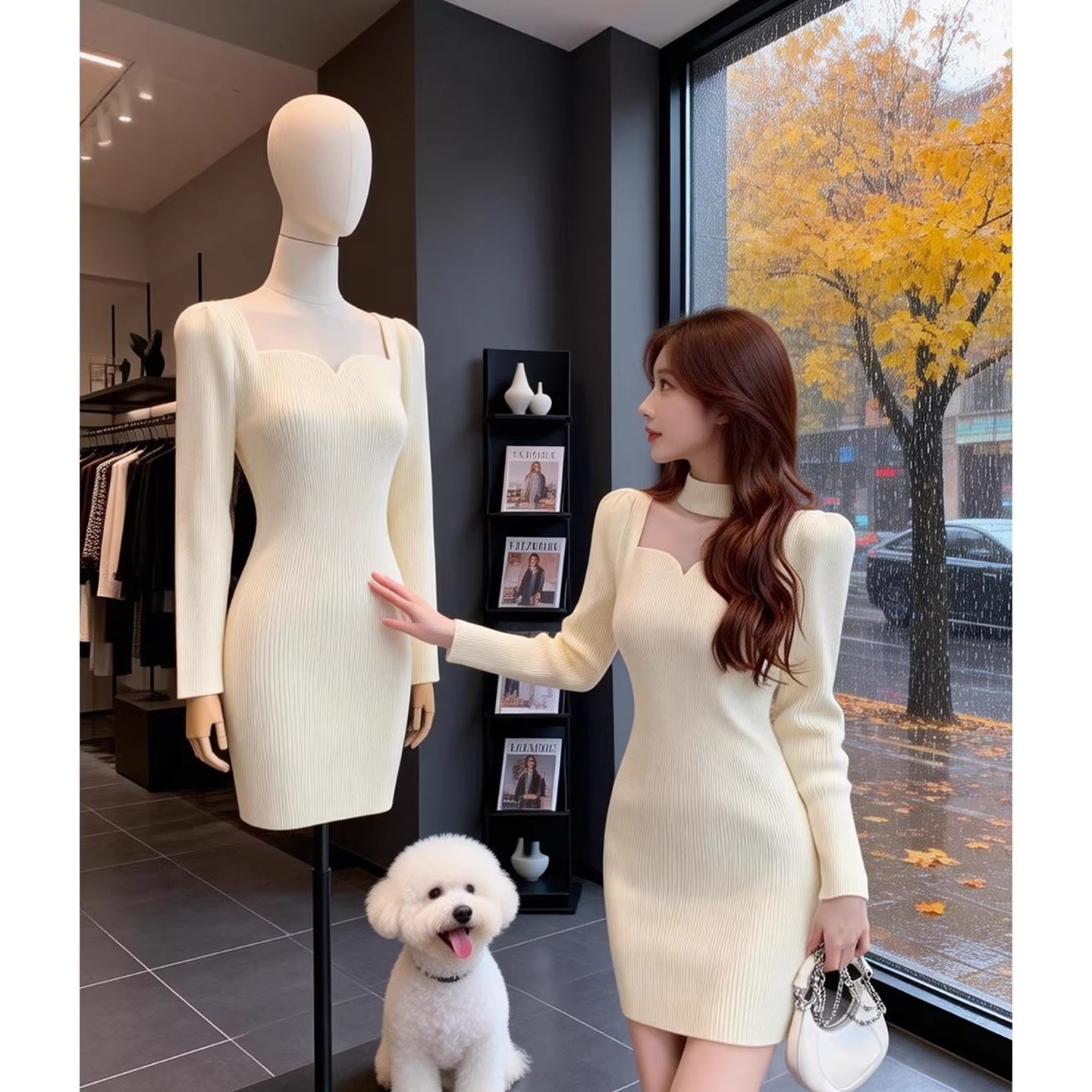 관대 한 품격 감기 한 부서 생일 치마 새로운 잘 생긴 봄 데이트 부드러운 바람 특별 인기 분위기 센스