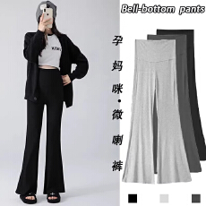 批发<b class='q'>孕妇装</b><b class='q'>新款</b>喇叭裤春秋不勒肚子宽松显瘦潮妈咪百搭外穿秋冬微喇裤